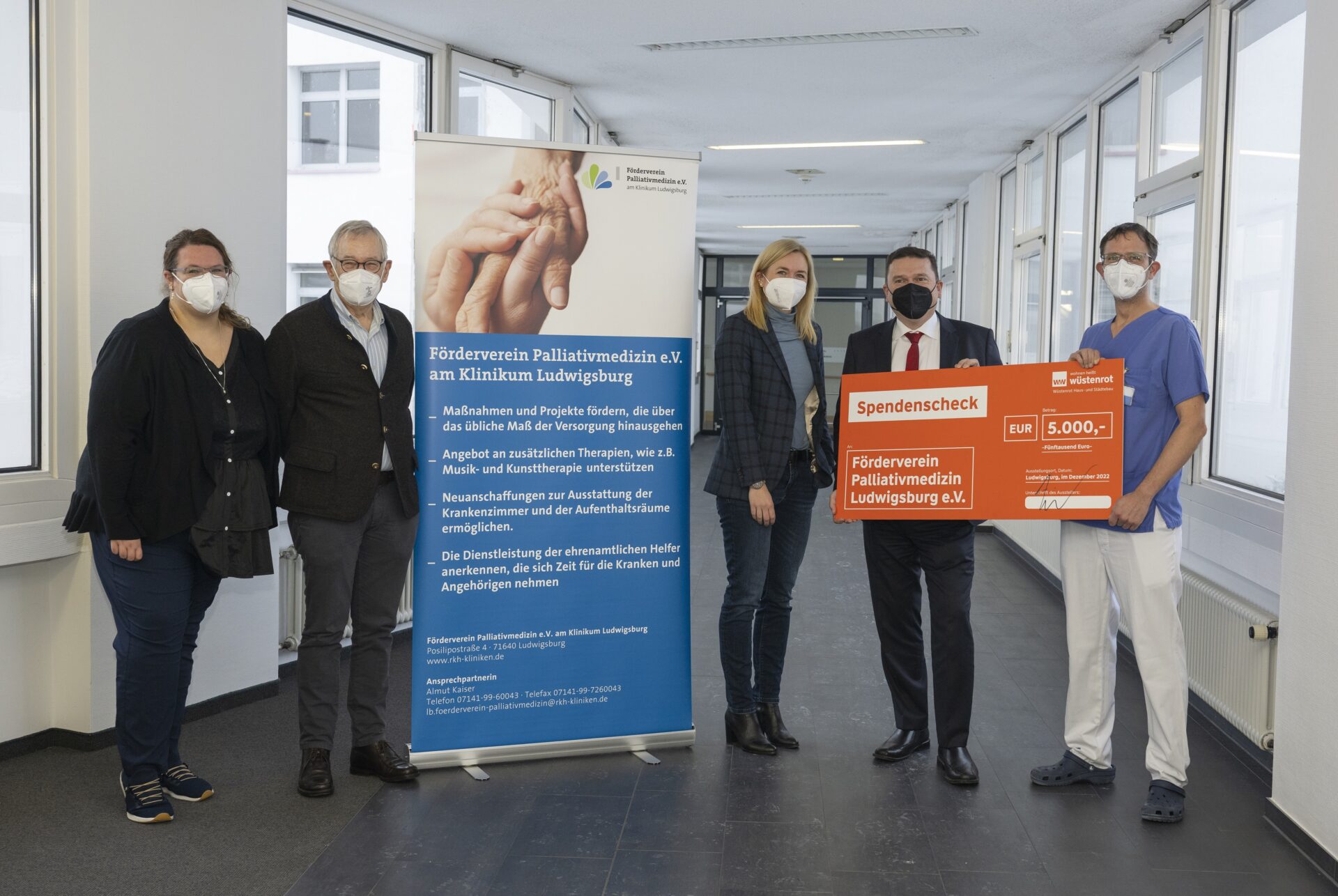Marcus Rolf WHS spendet 5.000 Euro an Förderverein Palliativmedizin Ludwigsburg ...