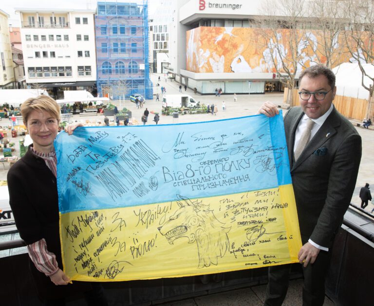 Ukrainischer Botschafter Oleksii Makeiev zu Besuch