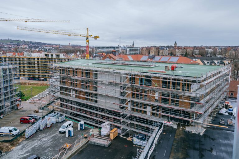 Richtfest beim Neubau Bildungshaus NeckarPark