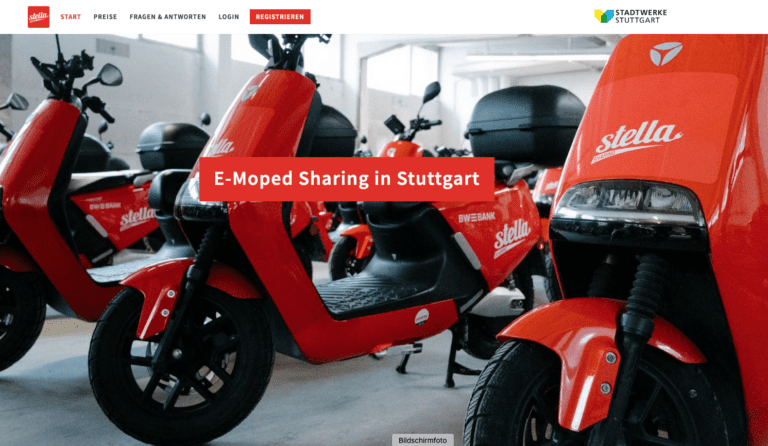E-Moped-Sharing der Stadtwerke Stuttgart kehrt zurück