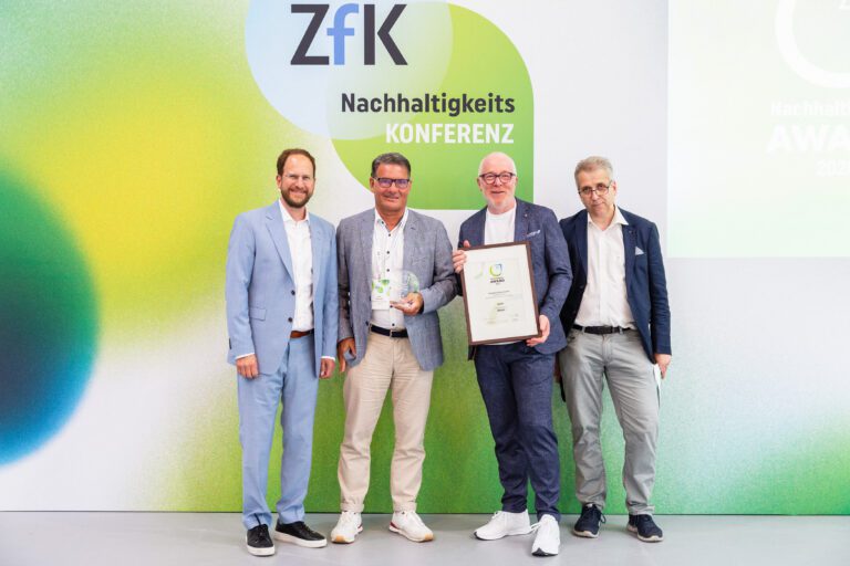 Stadtwerke gewinnen ZfK-Nachhaltigkeitsaward in Silber