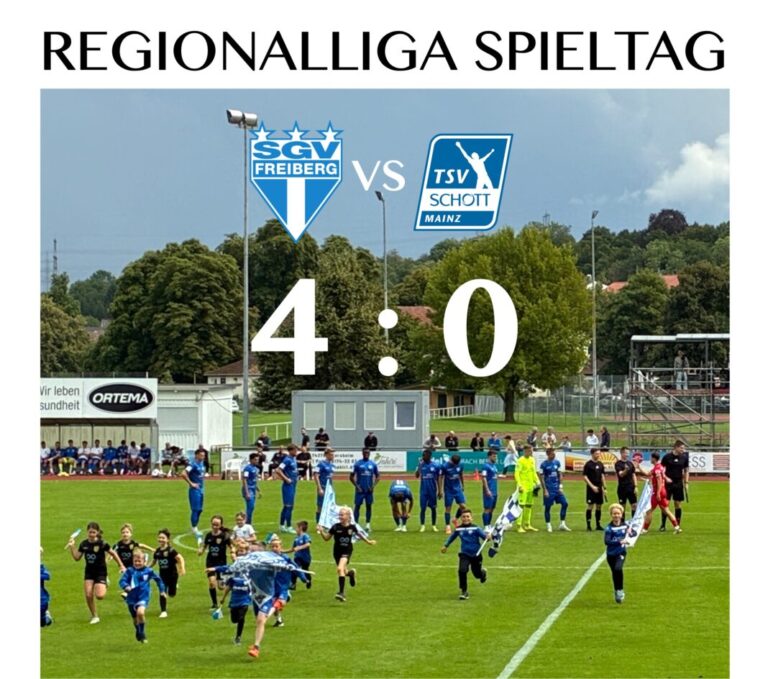 SGV Freiberg weiter auf der Erfolgswelle