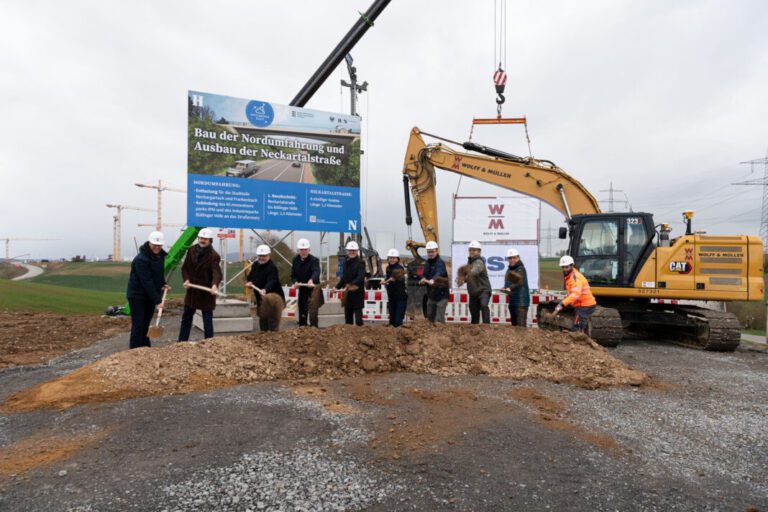 Spatenstich für eines der wichtigsten Infrastrukturprojekte der Stadt Heilbronn