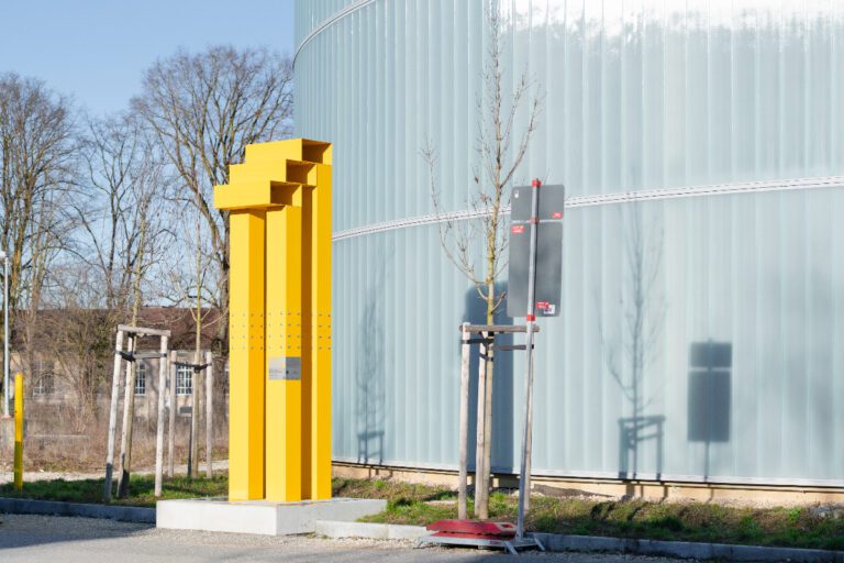 Leuchtende Stahlskulpturen: sichtbare Akzente an IBA’27-Projektorten